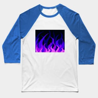 Blue Flames Baseball T-Shirt